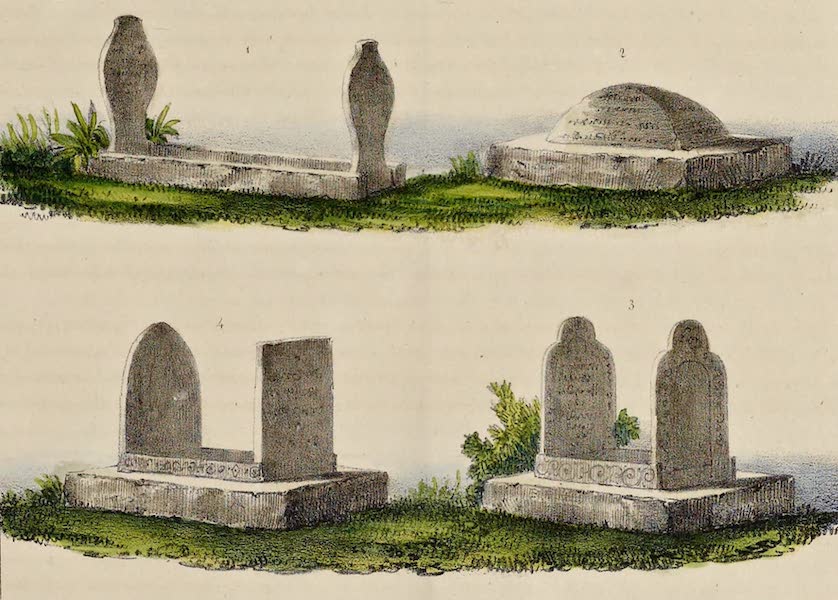 Costumes, Moeurs et Usages des Algeriens - Tombs (1837)