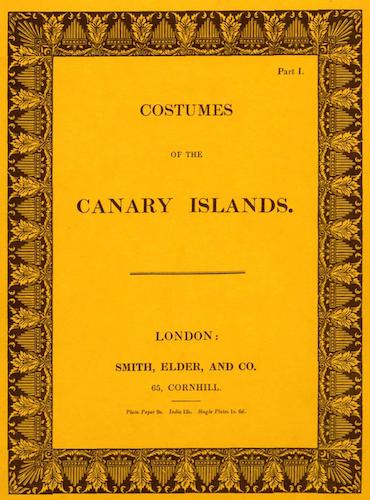 Aquatint & Lithography - Costumes of the Canary Islands