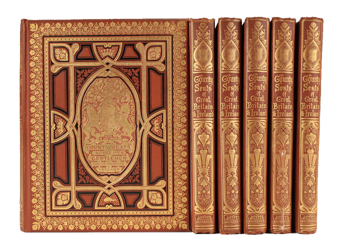 County Seats of Great Britain and Ireland Vol. 5 - Book Display II (1880)