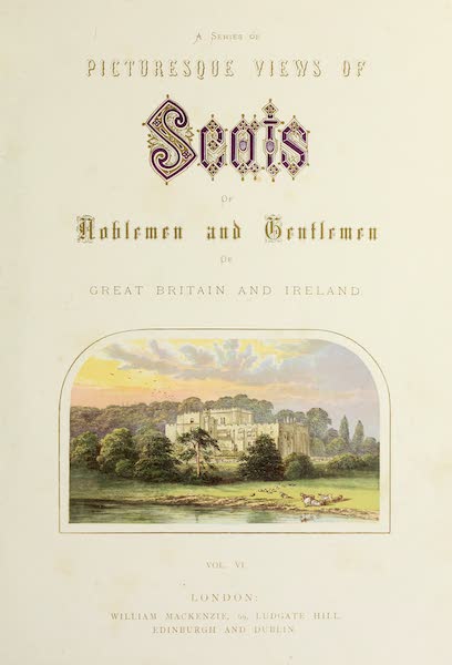 County Seats of Great Britain and Ireland Vol. 6 - Illustrated Title Page (1880)