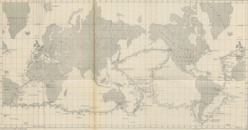 Map of the Cruise of the Flying Squadron