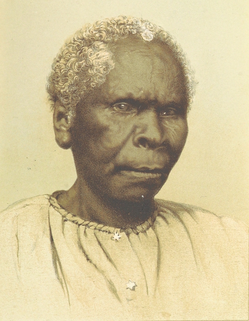 Cruise Round the World of the Flying Squadron - Tasmania, the Last of the Aboriginals Lady (1871)