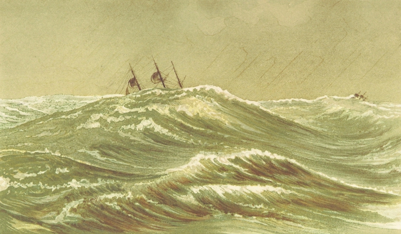 Cruise Round the World of the Flying Squadron - Rounding Cape Horn (1871)