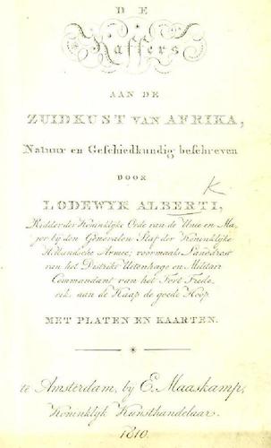 Aquatint & Lithography - De Kaffers aan de Zuidkust van Afrika