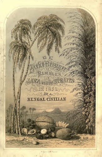 Madras - De Zieke Reiziger, or, Rambles in Java and the Straits
