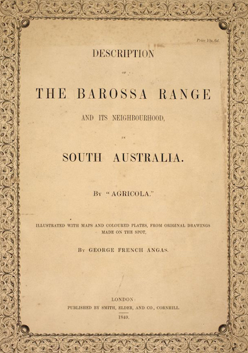 Nan Madol - Description of the Barossa Range and its Neighbourhood in South Australia