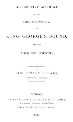 Descriptive Account of the Panoramic View of King George's Sound (1834)