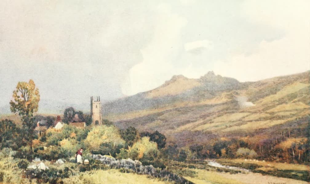 Devon : Its Moorlands, Streams, & Coasts - Widecombe-in-the-Moor (1913)
