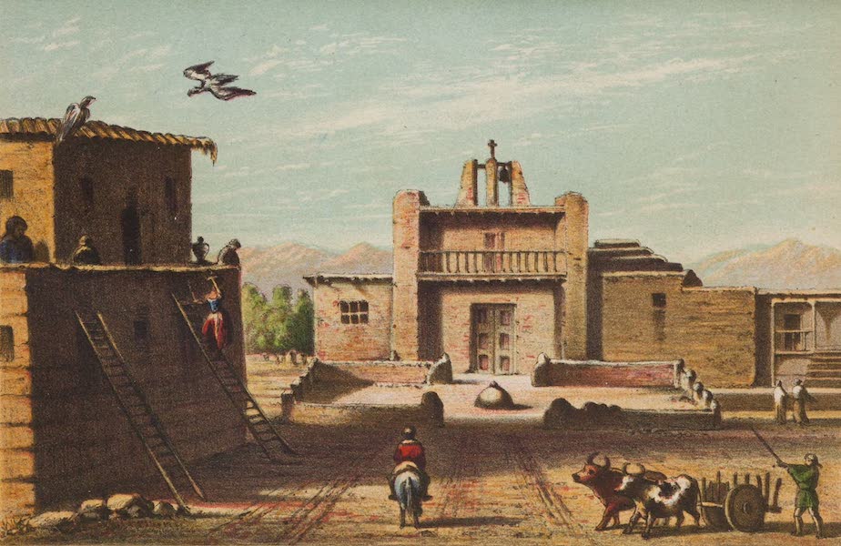 Journey from the Mississippi Vol. 2 - Church in the Pueblo of Santo Domingo, New Mexico (1858)