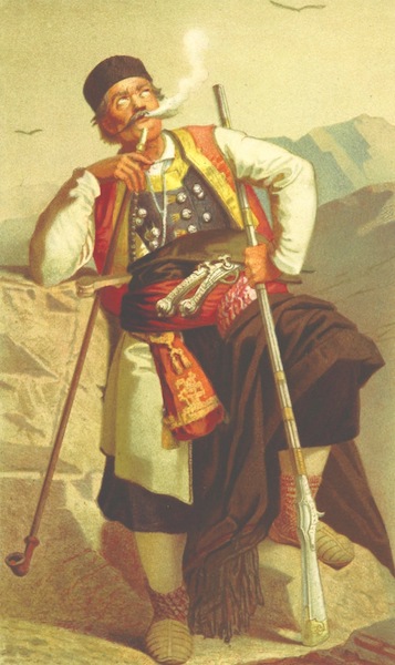 Die Serben an der Adria - Montenegriner (1870)