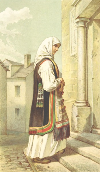 Die Serben an der Adria - Frau aus der Umgebung von Zengg (1870)