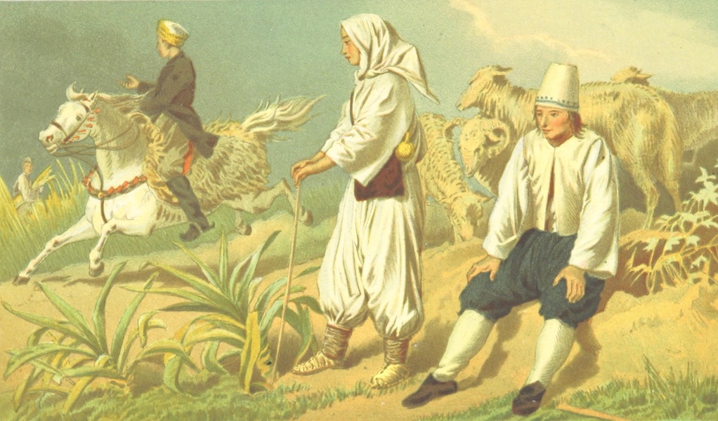 Die Serben an der Adria - Hirten bei Gaba (1870)