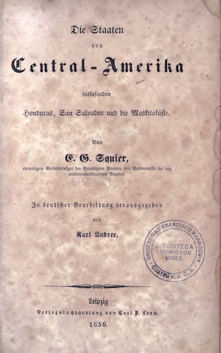 Die Staaten von Central-Amerika (1856)