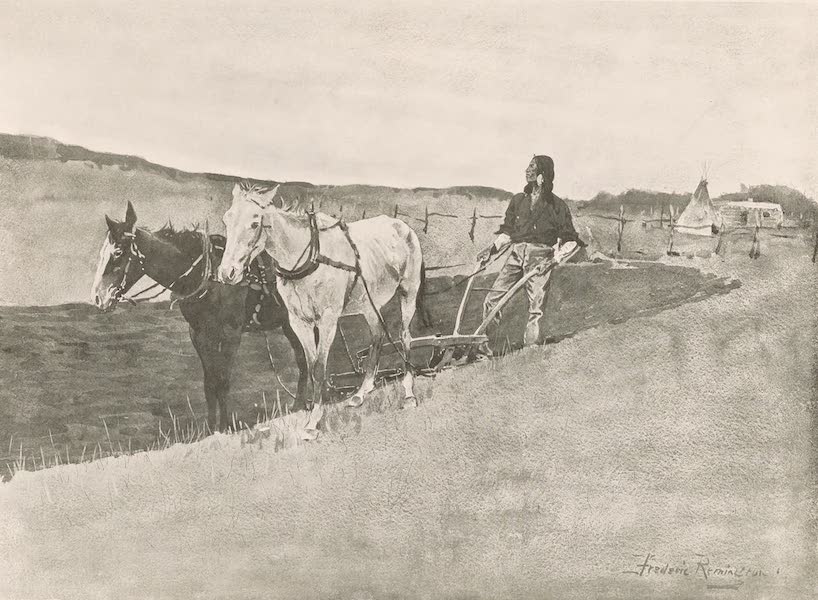 Drawings by Frederic Remington - The Twilight of the Indian (1897)