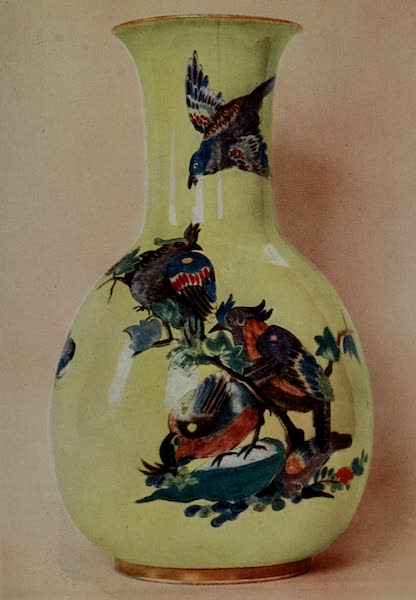 Dresden China - Canary-coloured Vase (1909)