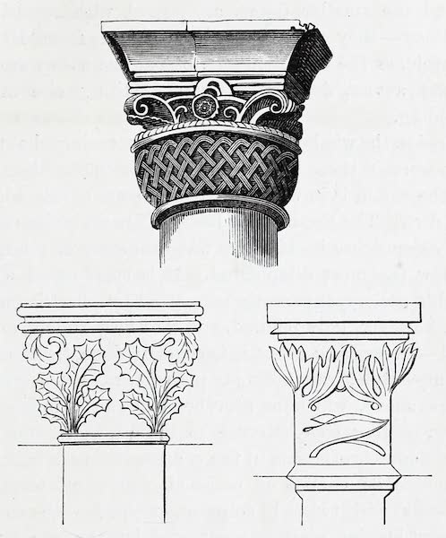 Capitals in the Court of the Church of the Holy Sepulchre and of the Mosque El-Aksa