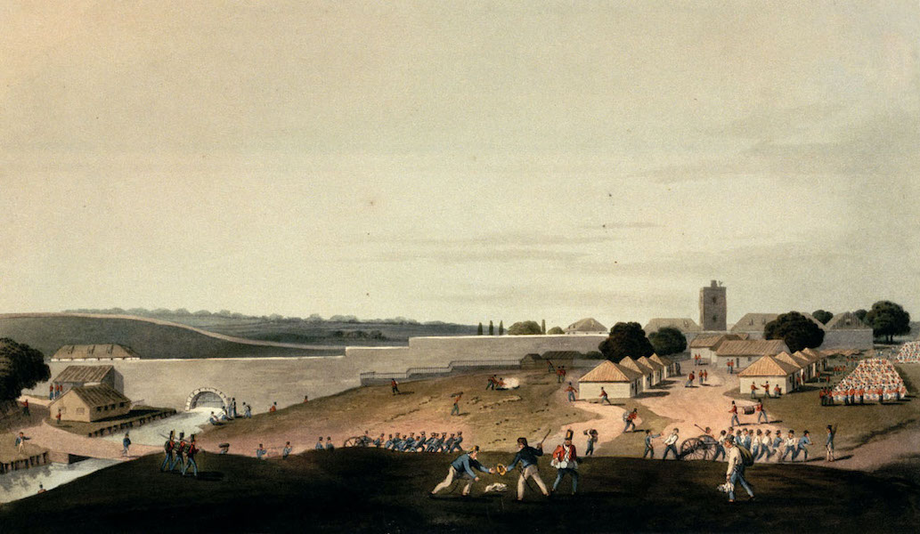 A West View of the Moulin a Pondre, where the British Army halted, 30th Novr 1810