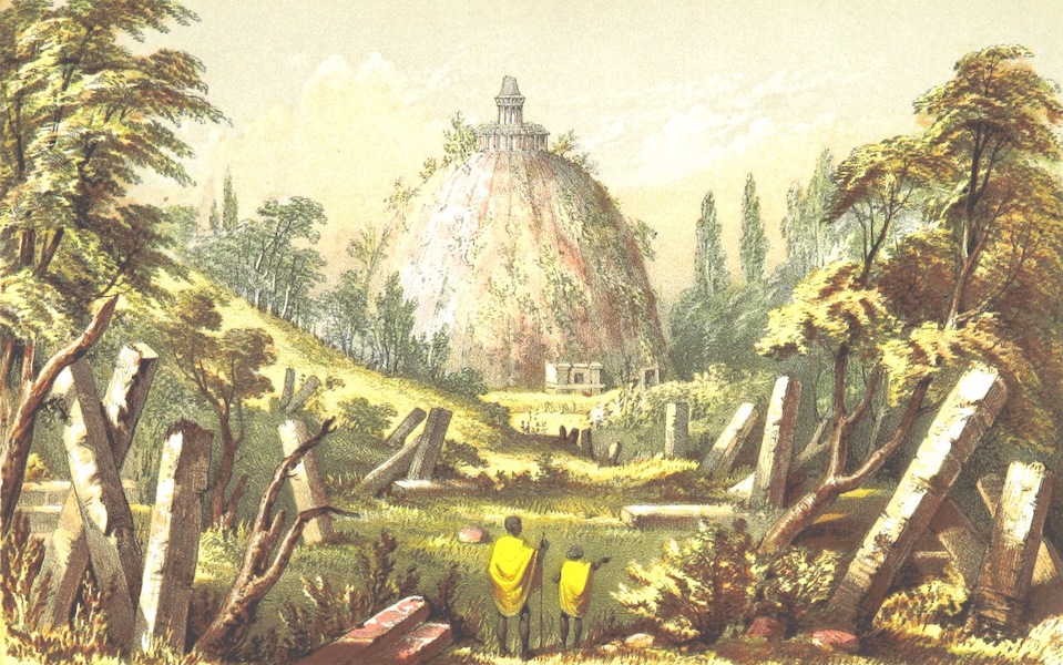 Eight Years' Wanderings in Ceylon - Ruins at Pollanarua (1855)