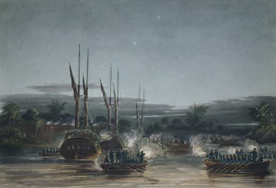 The attempt of the Birmans to retake the Stockades of Dalla on the night of the 6th September 1824