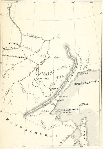 Map of Far Eastern Asia Including Siberia and Manchuria