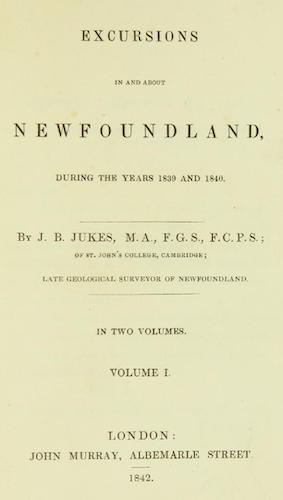 McGill University - Excursions in and about Newfoundland Vol. 1