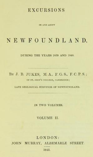 McGill University - Excursions in and about Newfoundland Vol. 2