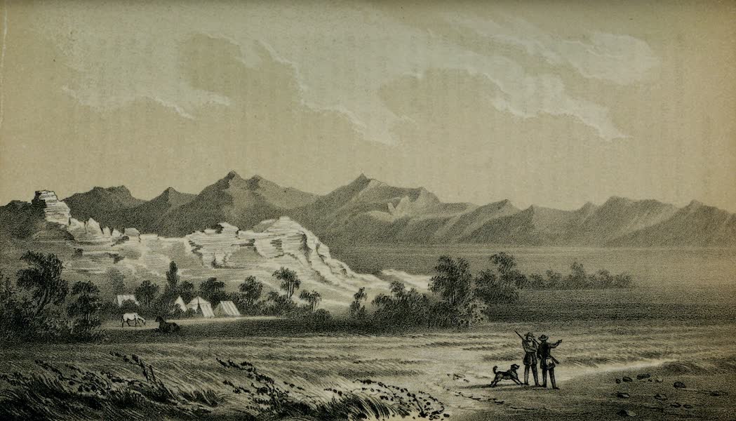 Exploration and Survey of the Valley of the Great Salt Lake of Utah - Scene in the Black Hills - Bitter Creek Valley (1852)