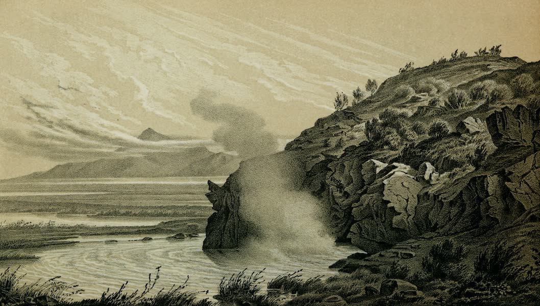 Exploration and Survey of the Valley of the Great Salt Lake of Utah - Hot Springs - three miles from the City (1852)