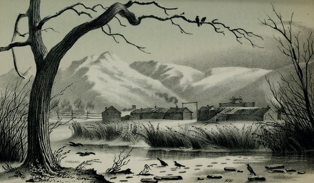 Exploration and Survey of the Valley of the Great Salt Lake of Utah - Fort Utah, or Provaux City - Utah Valley (1852)