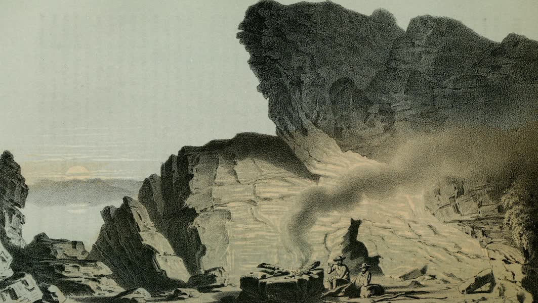 Exploration and Survey of the Valley of the Great Salt Lake of Utah - Camp No 4, near Promontory Point (1852)