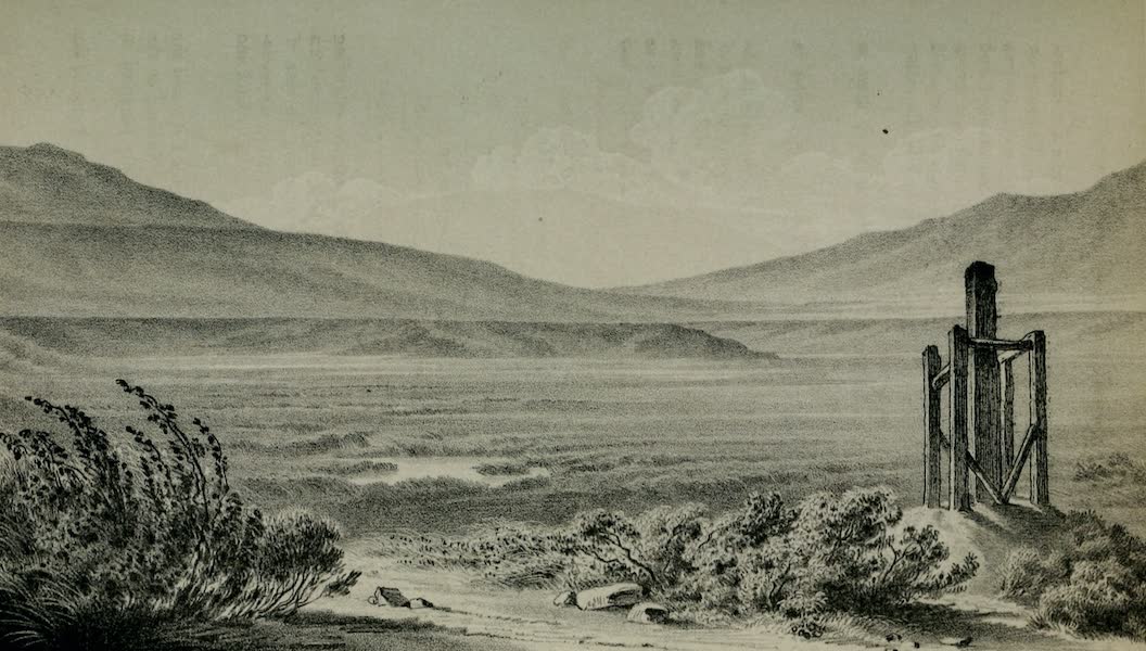 Exploration and Survey of the Valley of the Great Salt Lake of Utah - Valley of the Jordan, from the Mouth of the She-rente (1852)