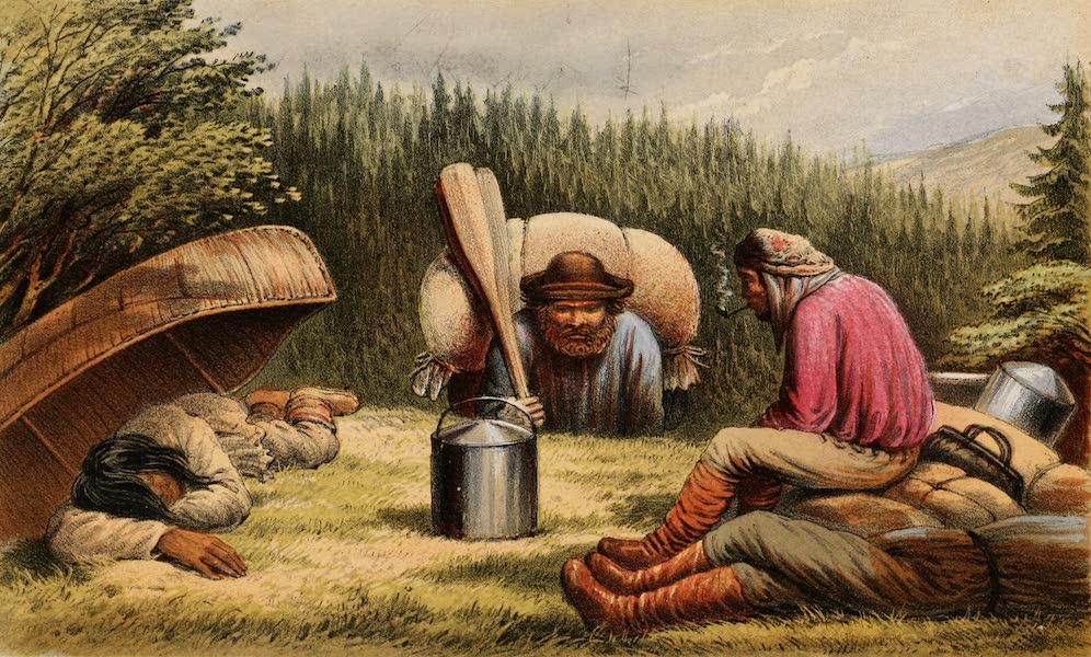 Explorations in the Interior of the Labrador Peninsula Vol. 1 - Resting on the Portage Path (1863)