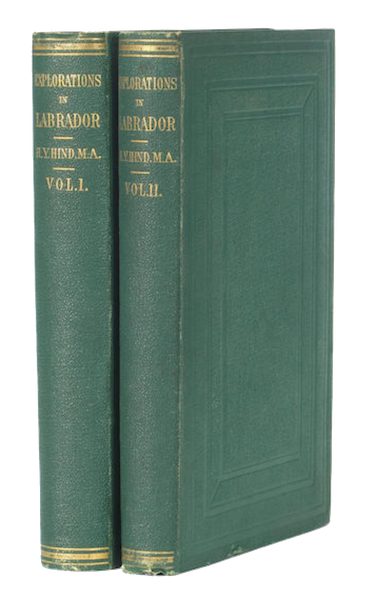 Explorations in the Interior of the Labrador Peninsula Vol. 2 - Book Display (1863)