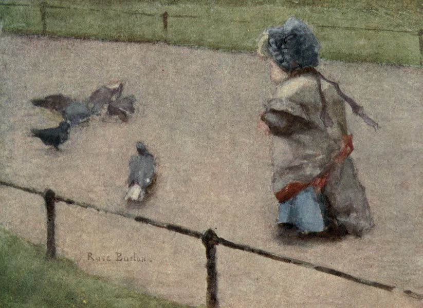 Familiar London Painted by Rose Barton - A Pinch of Salt (1904)