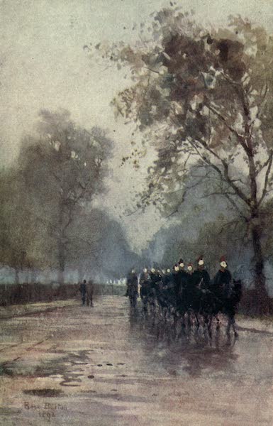 Familiar London Painted by Rose Barton - Constitution Hill; The Blues (1904)