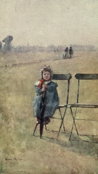Familiar London Painted by Rose Barton - The Lady in Waiting (1904)