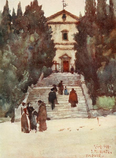 Florence & Some Tuscan Cities Painted and Described - The Franciscan Church of S. Salvadore al Monte (1905)