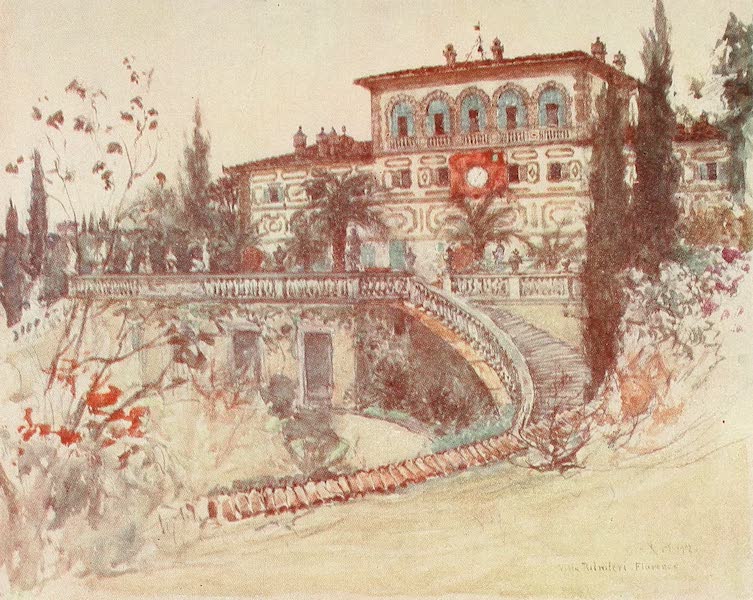 Florence & Some Tuscan Cities Painted and Described - The Villa Palmieri (1905)