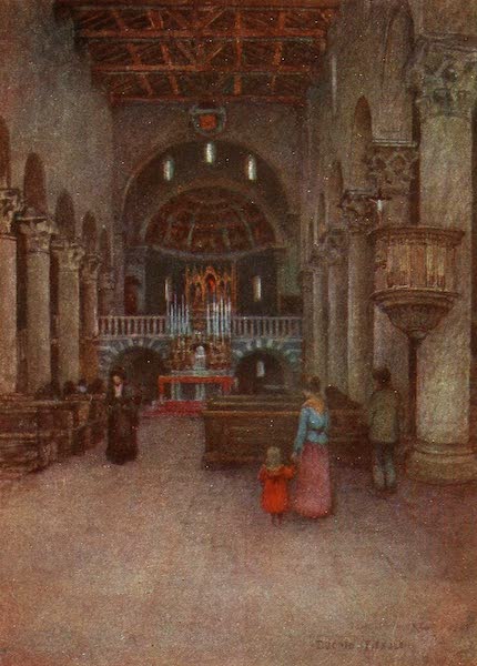 Florence & Some Tuscan Cities Painted and Described - Interior of the Cathedral, Fiesole (1905)