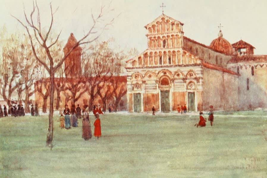 Florence & Some Tuscan Cities Painted and Described - Church of San Paolo a ripa d'Arno, Pisa (1905)