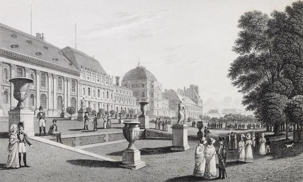 French Scenery - Palace of the Tuileries (1822)