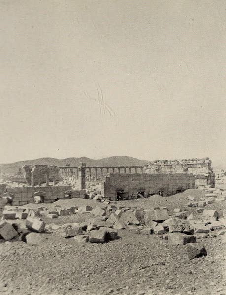 From Damascus to Palmyra - The Serai, Palmyra. From a Photograph (1908)