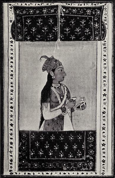 Gardens of the Great Mughals - XVIII. Portrait Miniature of Nur-Jahan Begam (1913)