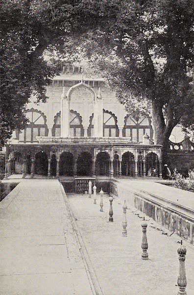 Gardens of the Great Mughals - XXXVII. The Marble Swing (Deeg) (1913)