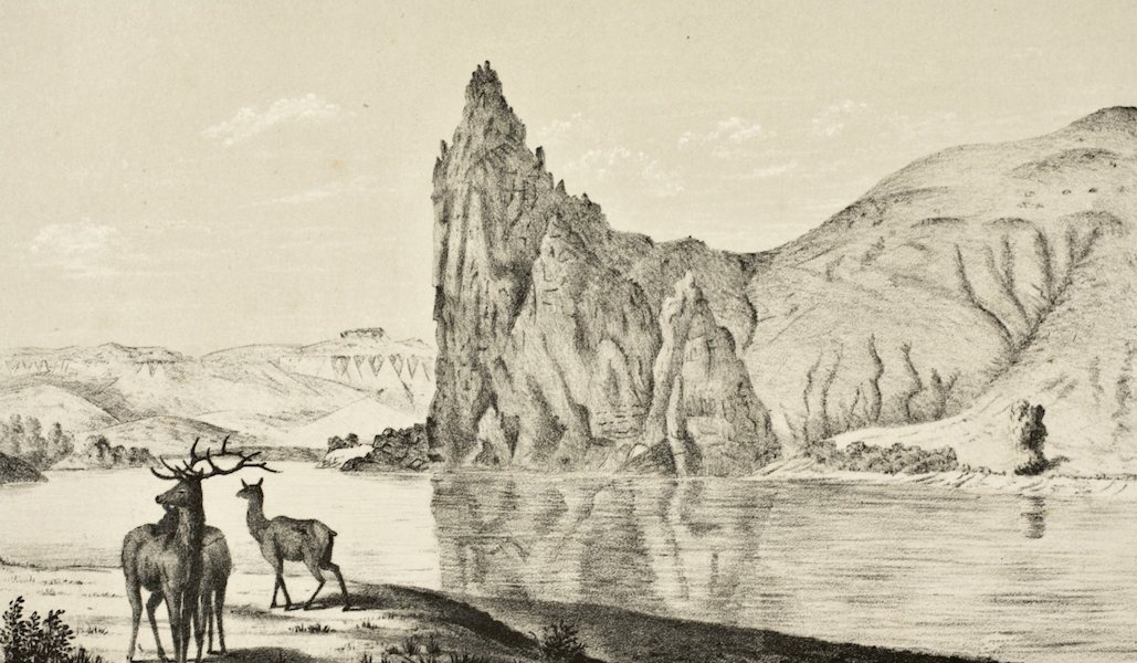 Gems of Rocky Mountain Scenery - Citadel Rock (1869)