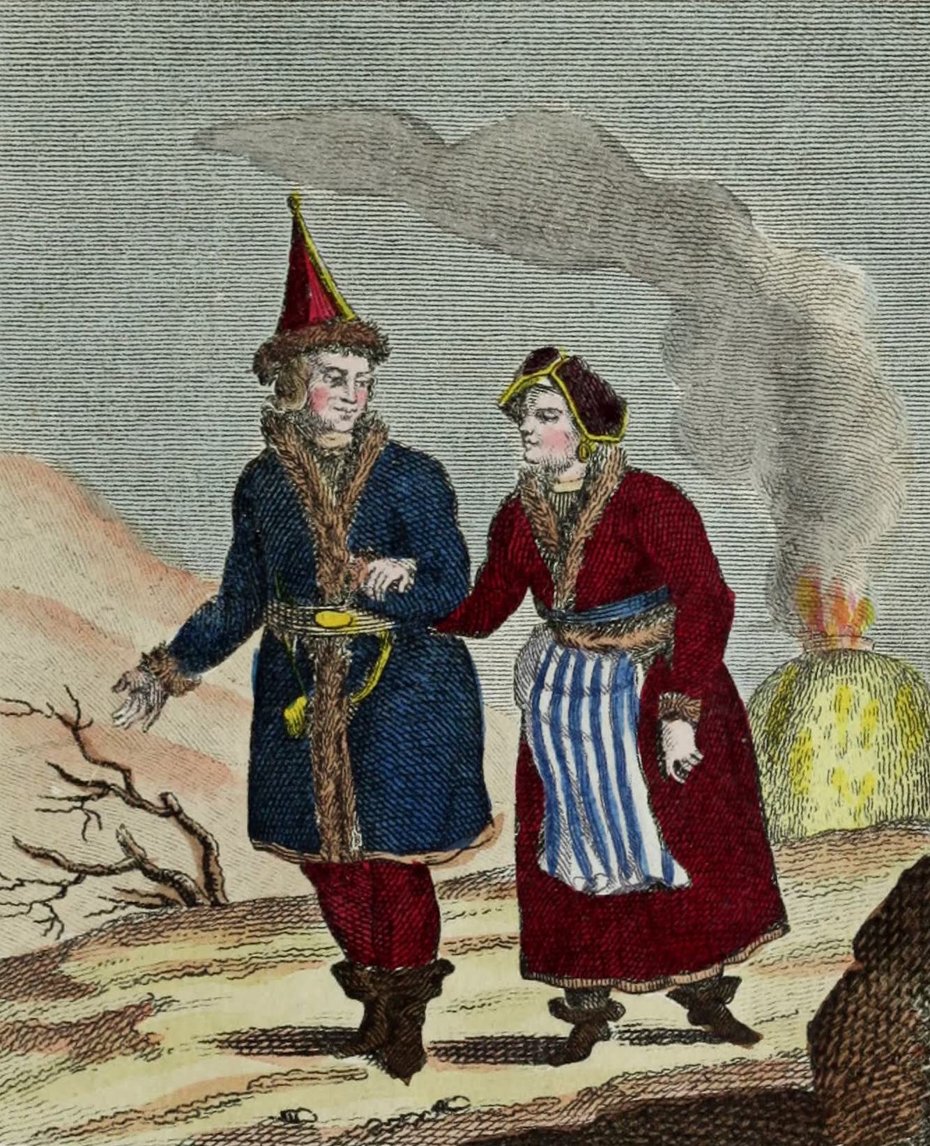 Geographie Vivante, ou, Tableaux Raisonnes - Lapons (1821)