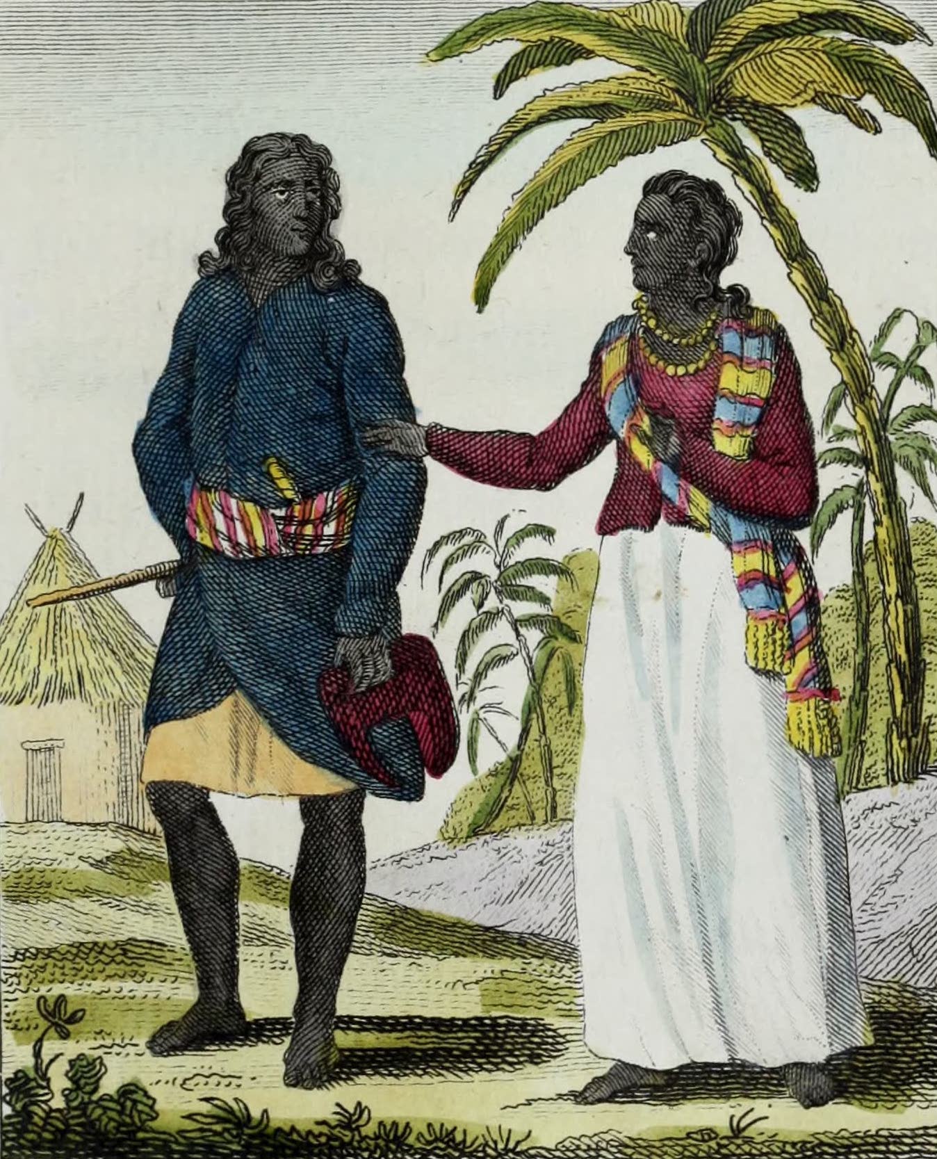 Geographie Vivante, ou, Tableaux Raisonnes - Insulaires de Ceylan (1821)