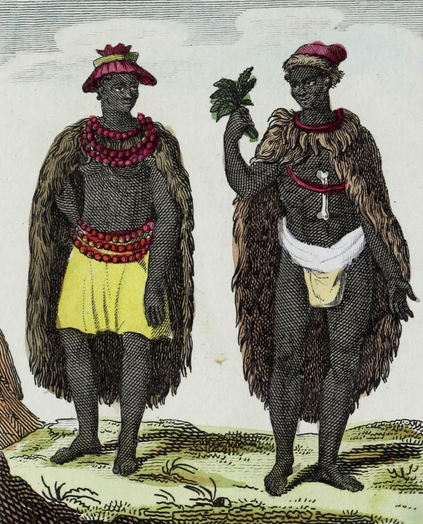Geographie Vivante, ou, Tableaux Raisonnes - Hottentots (1821)