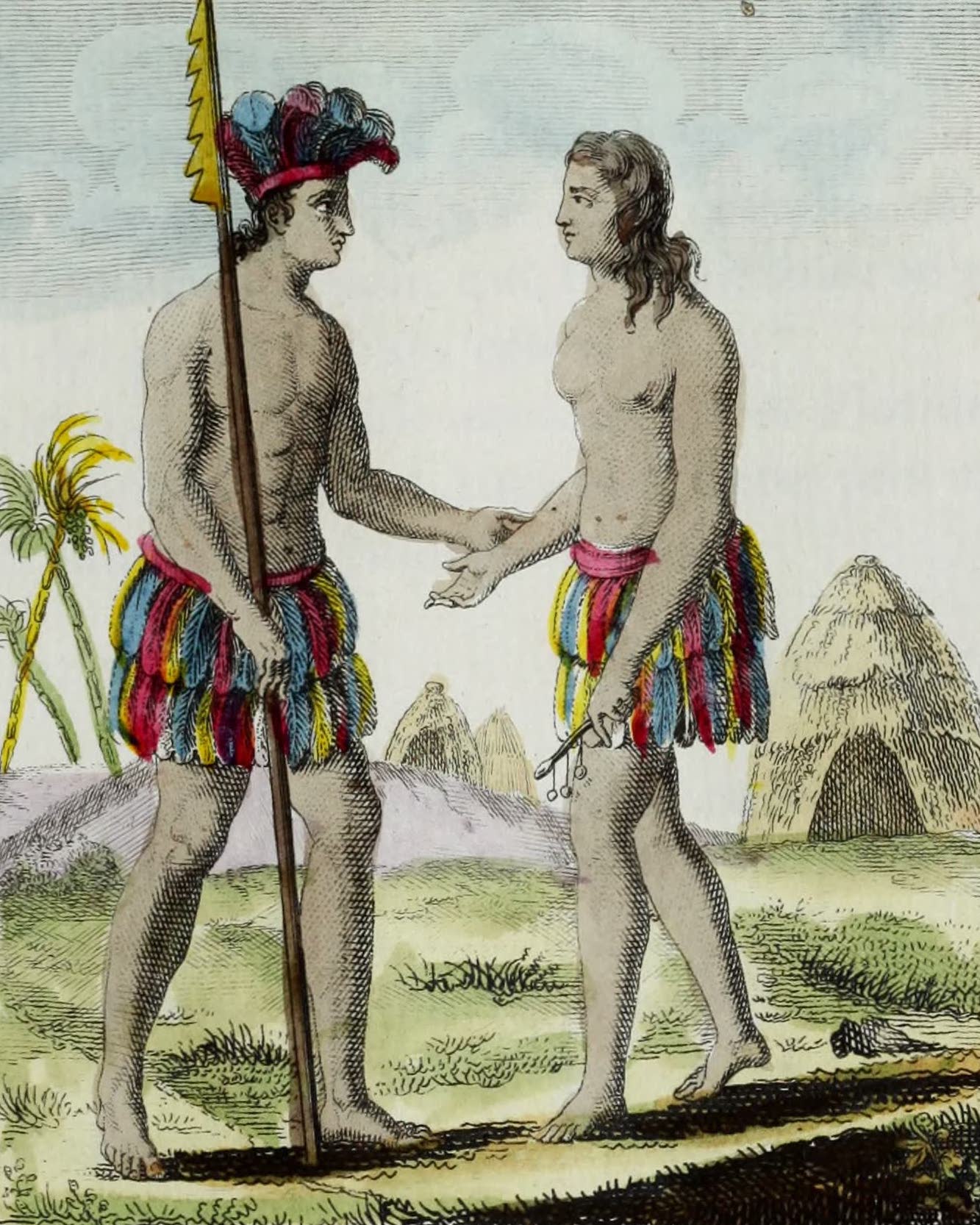 Geographie Vivante, ou, Tableaux Raisonnes - Habitans de la Louisiane (1821)