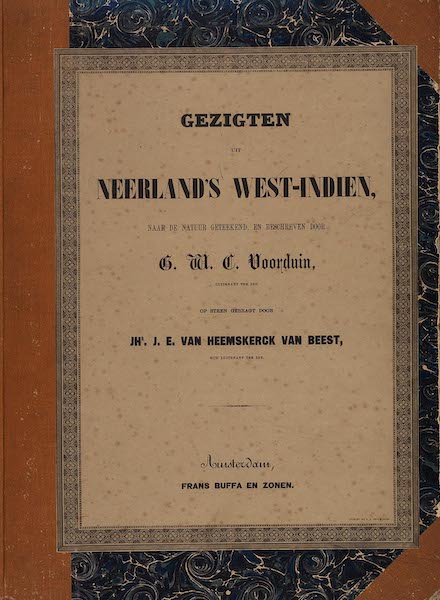 Gezigten uit Neerland's West-Indien - Front Cover (1860)